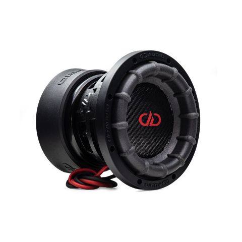 6.5 inch 1506 series subwoofer angled right side showing dust cap, cone, surround, basket and motor