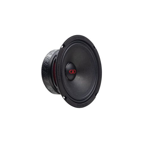 Photo of VO-M206 angled to show cone, dustcap, and part of motor