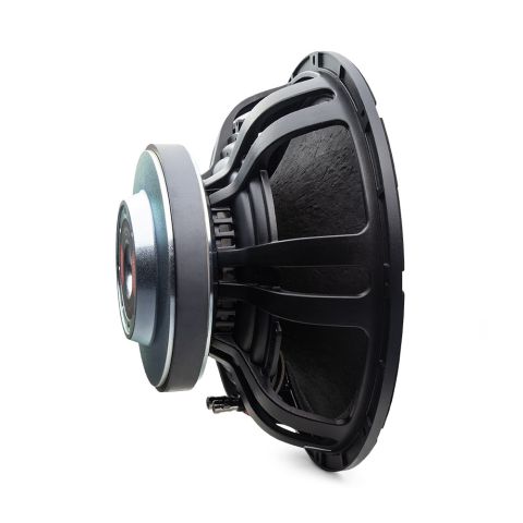 Photo of MW815 angled back to front to show ferrite motor and basket