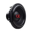 Photo front facing angled right to show neo motor, part of frame, surround, cone, dust cap, DD logo and model number