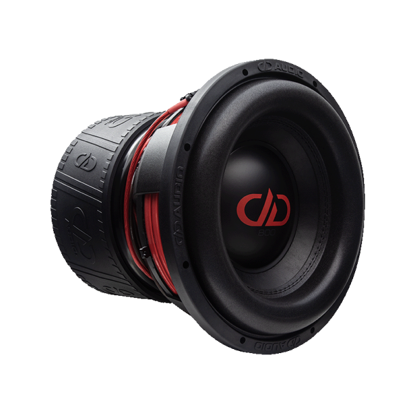 12 inch 812f subwoofer angled right showing motor coil basket and surround