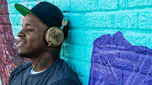 Photo of Jabber Listening to Music From a Pair of DXB-04s