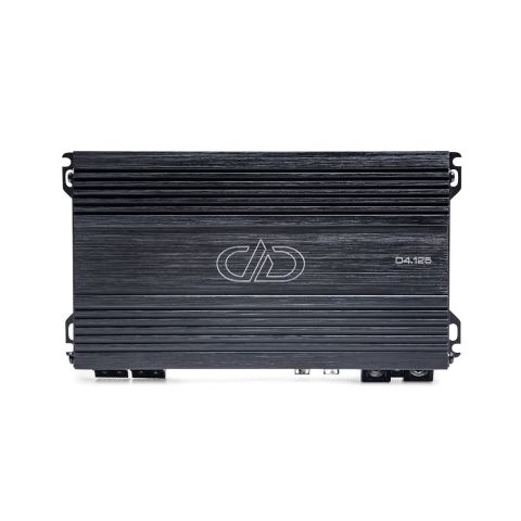 D4.125 4ch 800 watt amplifier top heatsink view