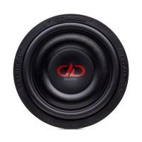10 inch SL Slim Series Subwoofer front view of logo, dust cap cone and surround
