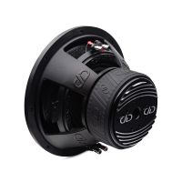 12 inch 612f subwoofer angled back showing motor basket and cone